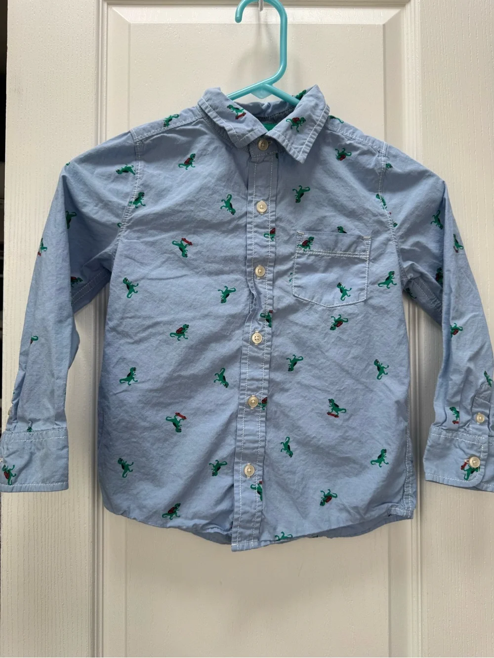 Oshkosh dinosaur button down